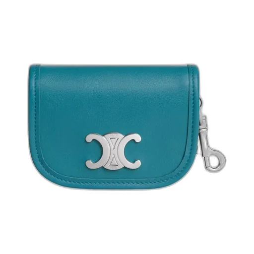 Keyring Nano Besace Triomphe In Smooth Calfskin