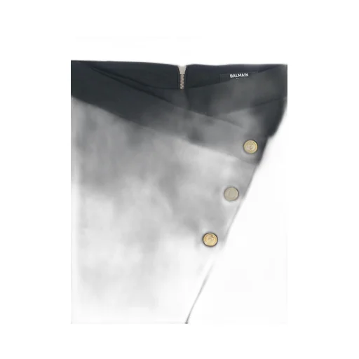 Balmain Kids Button Detailed High Waist Trousers