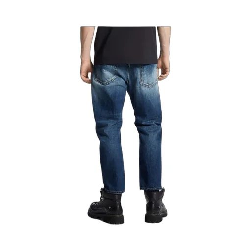Distressed Tapered Jeans