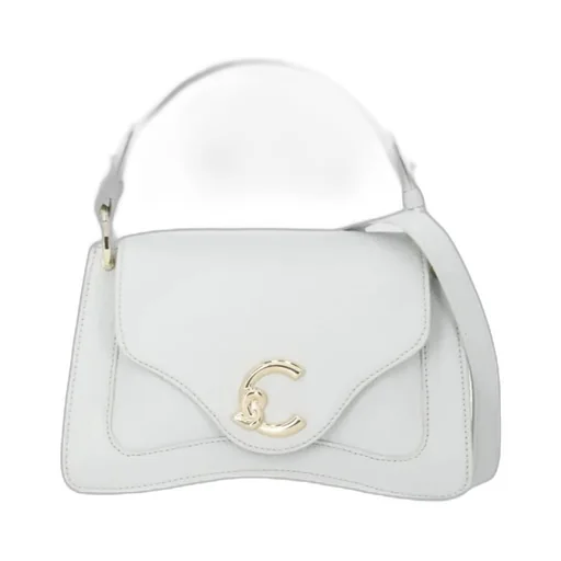 Small C-Me Leather Top-Handle Satchel Bag