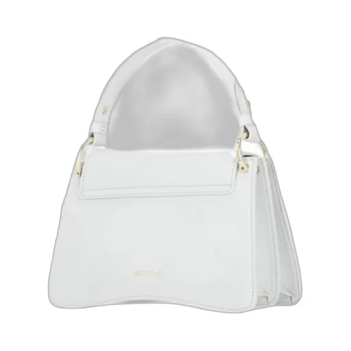 Small C-Me Leather Top-Handle Satchel Bag