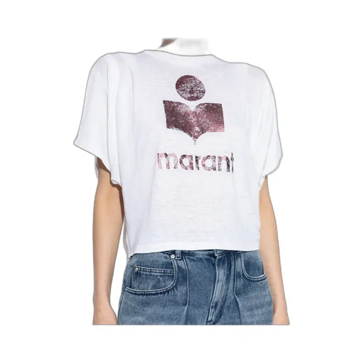 Isabel Marant ÉToile Logo Printed T-Shirt