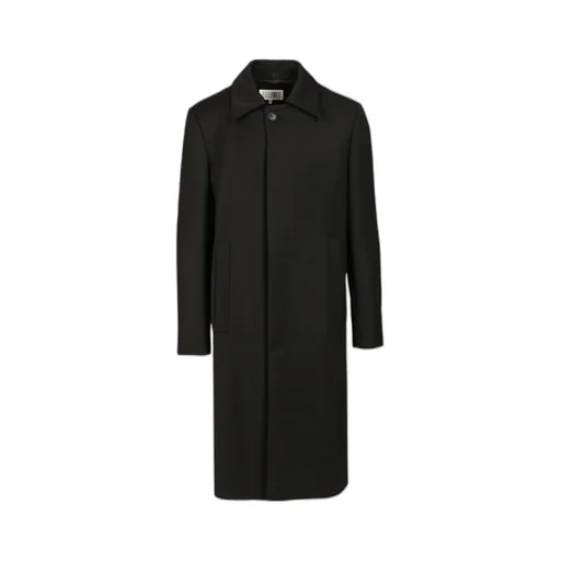 Mm6 Maison Margiela Buttoned Tailored Overcoat