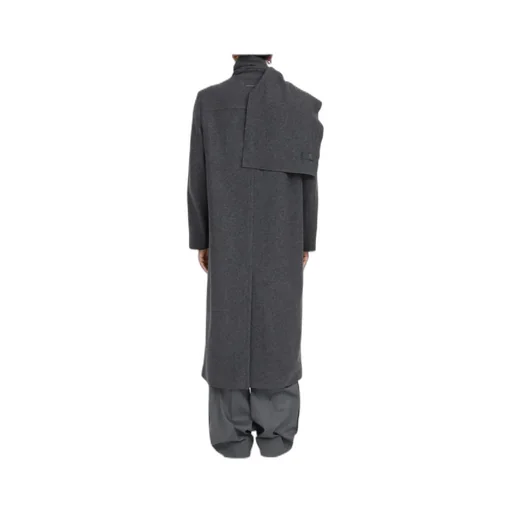 Mm6 Maison Margiela Scarf Detailed Coat