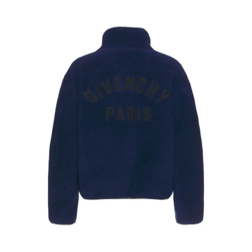 Bomber In Wool Fleece With Givenchy Paris Embroidery