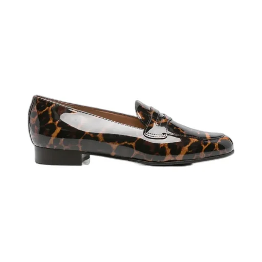 2100 Leopard-Print Penny Loafers