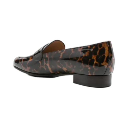 2100 Leopard-Print Penny Loafers