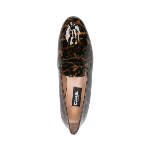 2100 Leopard-Print Penny Loafers