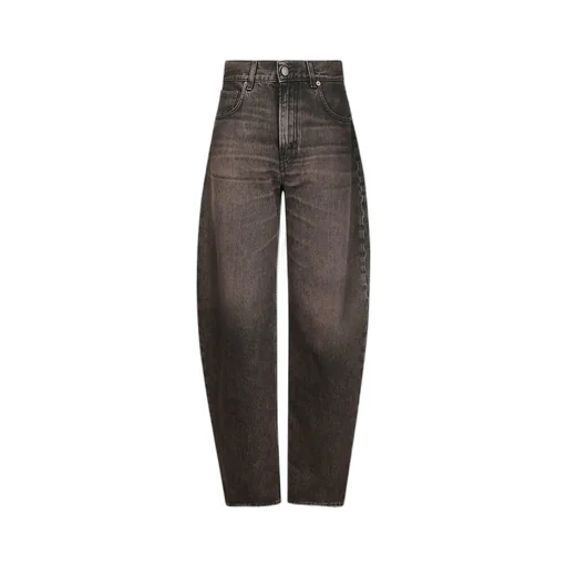 Denim Trousers With Belt Loops