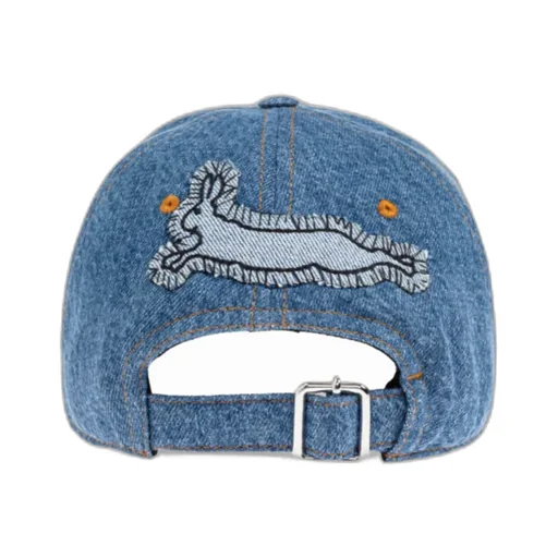 Marni Logo Embroidered Denim Baseball Cap