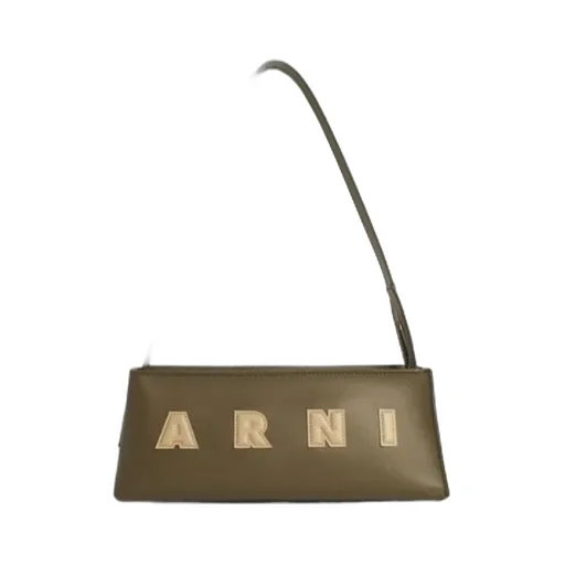 Marni Logo Patch Shoulder Bag