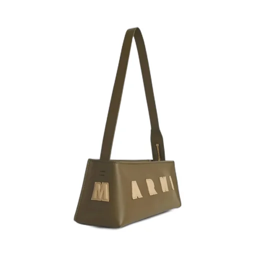 Marni Logo Patch Shoulder Bag