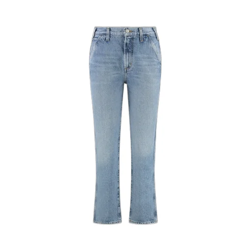 Agolde High Rise Straight-Leg Jeans