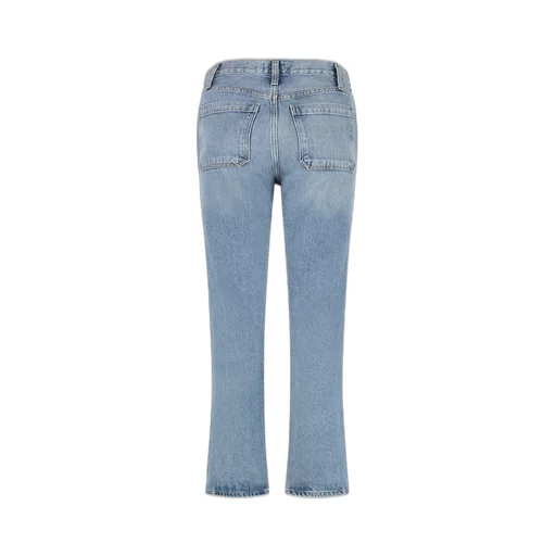 Agolde High Rise Straight-Leg Jeans