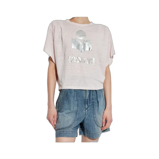 Isabel Marant ÉToile Logo Printed T-Shirt
