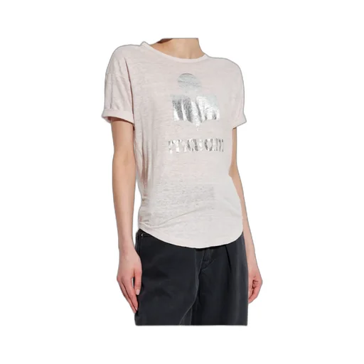 Isabel Marant Toile Koldi Logo Printed Crewneck T-Shirt