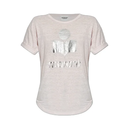 Isabel Marant Toile Koldi Logo Printed Crewneck T-Shirt