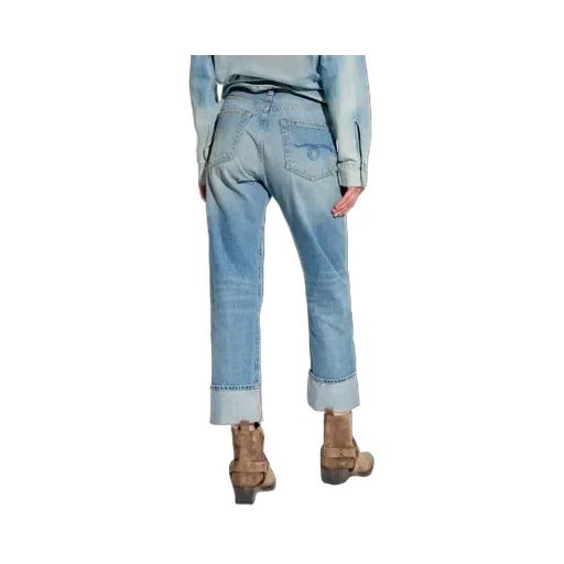 Folded-Edge Jeans