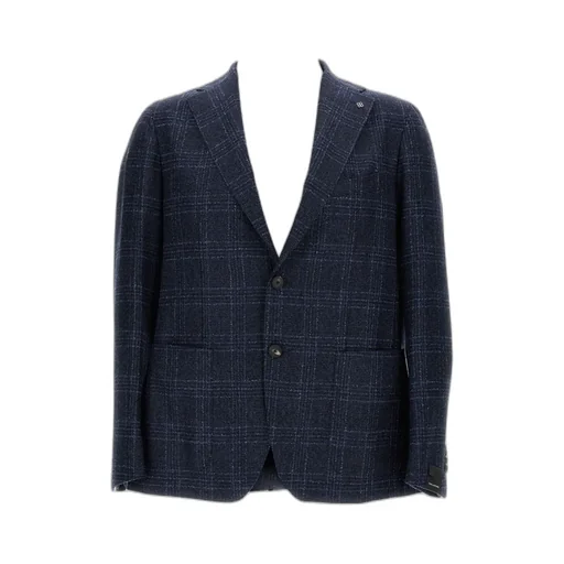 Tagliatore Single-Breasted Tweed Blazer
