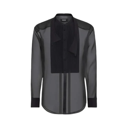 Dsquared2 Semi-Sheer Long-Sleeved Shirt