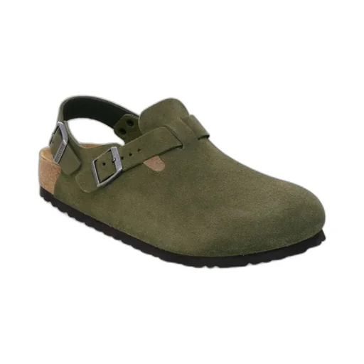 Tokyo Buckle Slingback Mules