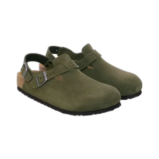 Tokyo Buckle Slingback Mules