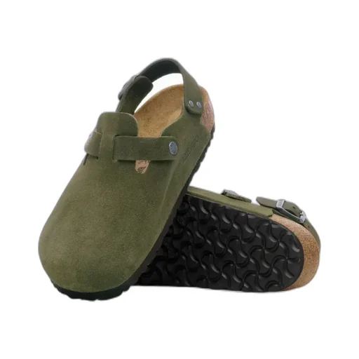 Tokyo Buckle Slingback Mules