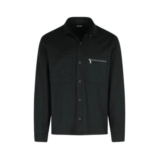 Zip-Pocket Overshirt