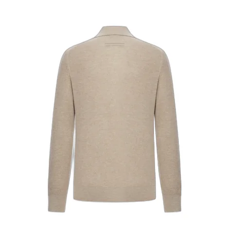 Zegna Long Sleeve Polo Jumper