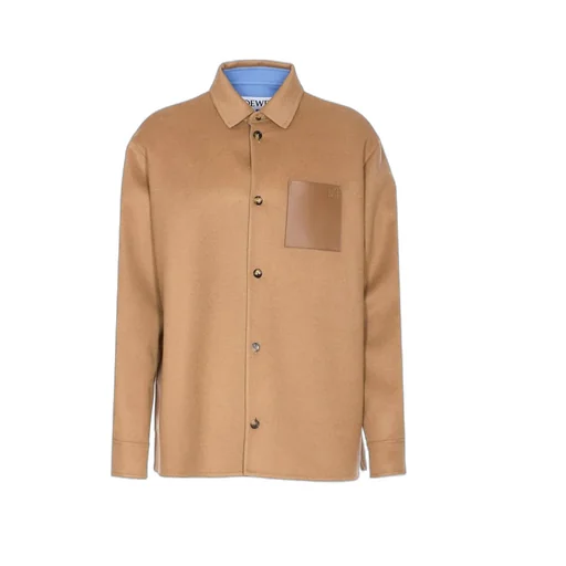 Patch-Pocket Shirt Jacket