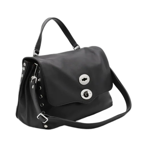 Small Postina Stud-Embellished Flap Tote Bag