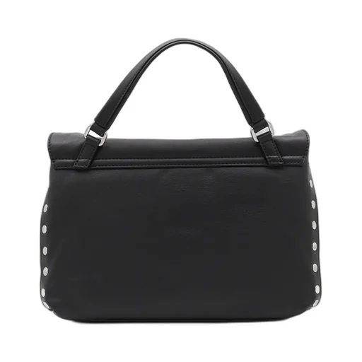 Small Postina Stud-Embellished Flap Tote Bag