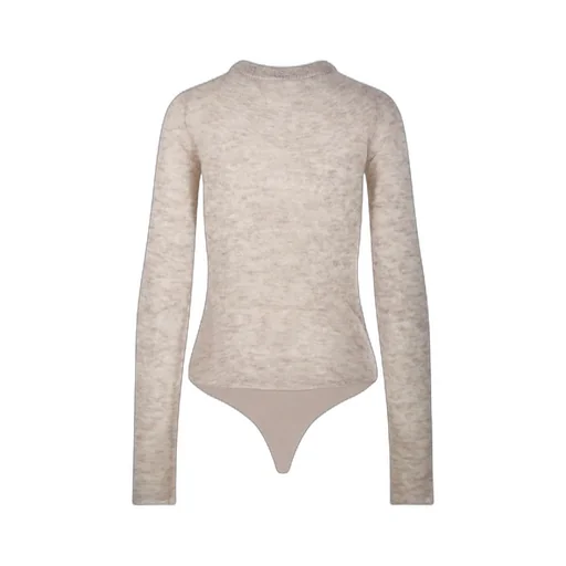 Button-Front Long-Sleeve Bodysuit