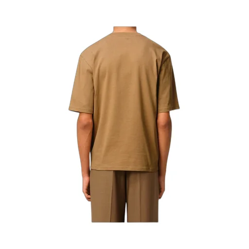 Brown Cotton Ami De Coeur Cosy Fit T-Shirt