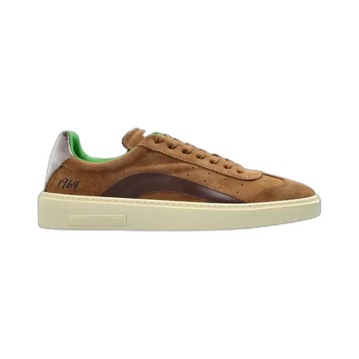 Dsquared2 Round-Toe Lace-Up Sneakers