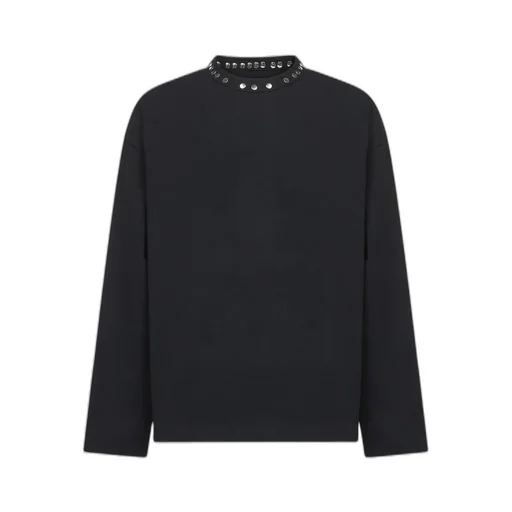 Jil Sander Studs Embellished Long Sleeved T-Shirt
