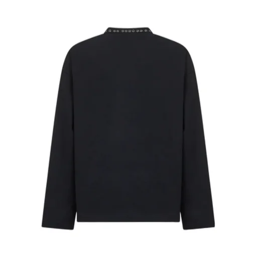 Jil Sander Studs Embellished Long Sleeved T-Shirt
