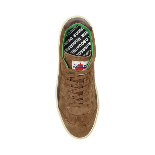 Dsquared2 Round-Toe Lace-Up Sneakers