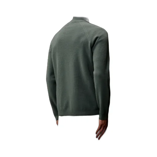 Metropolis Series Extrafine Merino Wool Full Zip Sweater