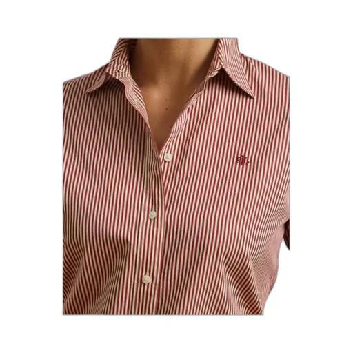 Logo-Detail Stripe-Pattern Shirt