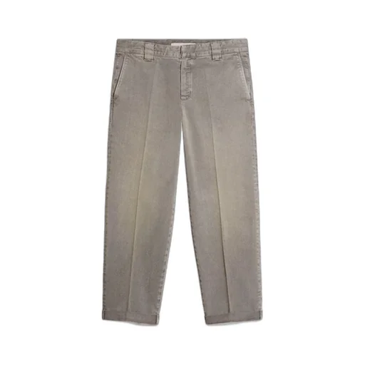 Cuffed Cotton Trousers