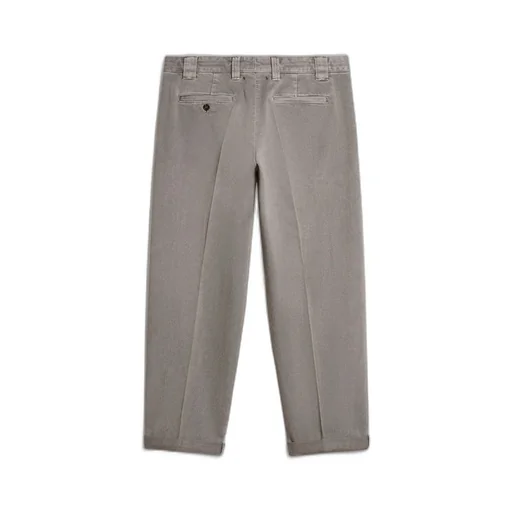Cuffed Cotton Trousers