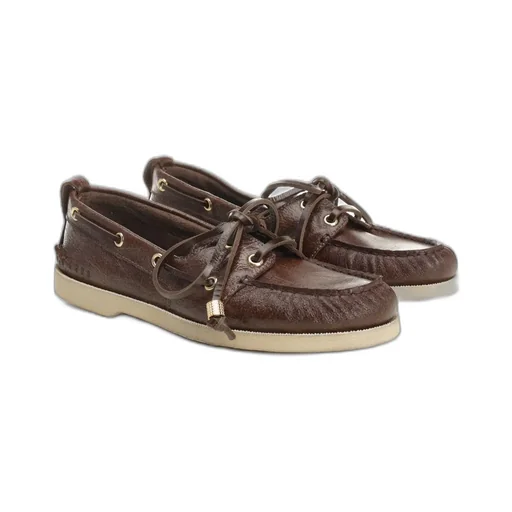 Golden Goose Deluxe Brand Wrinkled Drawstring Boat Loafers