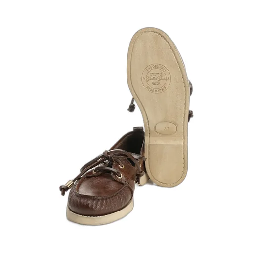 Golden Goose Deluxe Brand Wrinkled Drawstring Boat Loafers