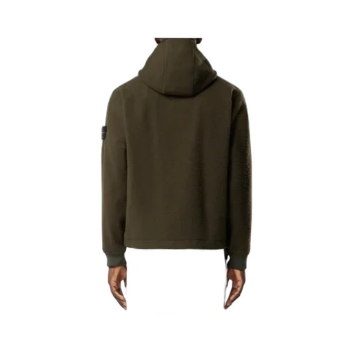 Stone Island Logo Patch Zip-Up Jacket