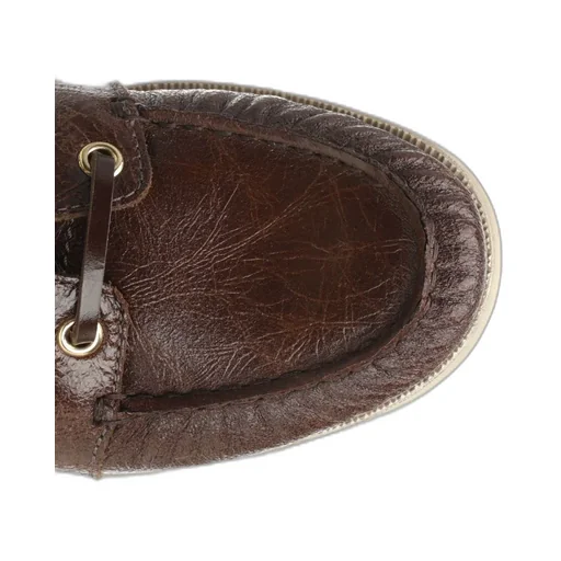 Golden Goose Deluxe Brand Wrinkled Drawstring Boat Loafers