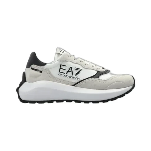 Ea7 Emporio Armani Logo Patch Lace-Up Sneakers