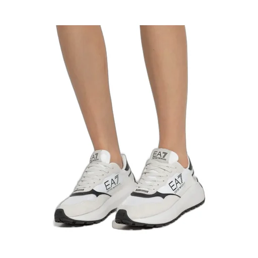 Ea7 Emporio Armani Logo Patch Lace-Up Sneakers
