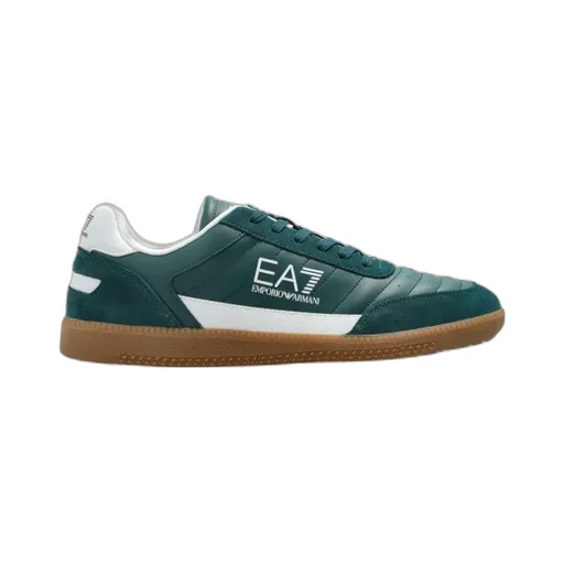 Ea7 Emporio Armani Logo Printed Lace-Up Sneakers