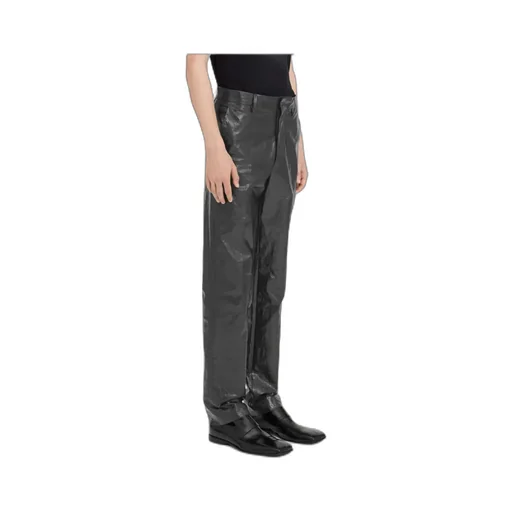 Crinkled Linen Trousers